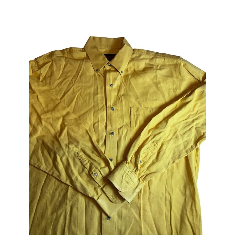 Twenty X Goldrod Yellow Large Long Sleeve‎ Button Up Shirt